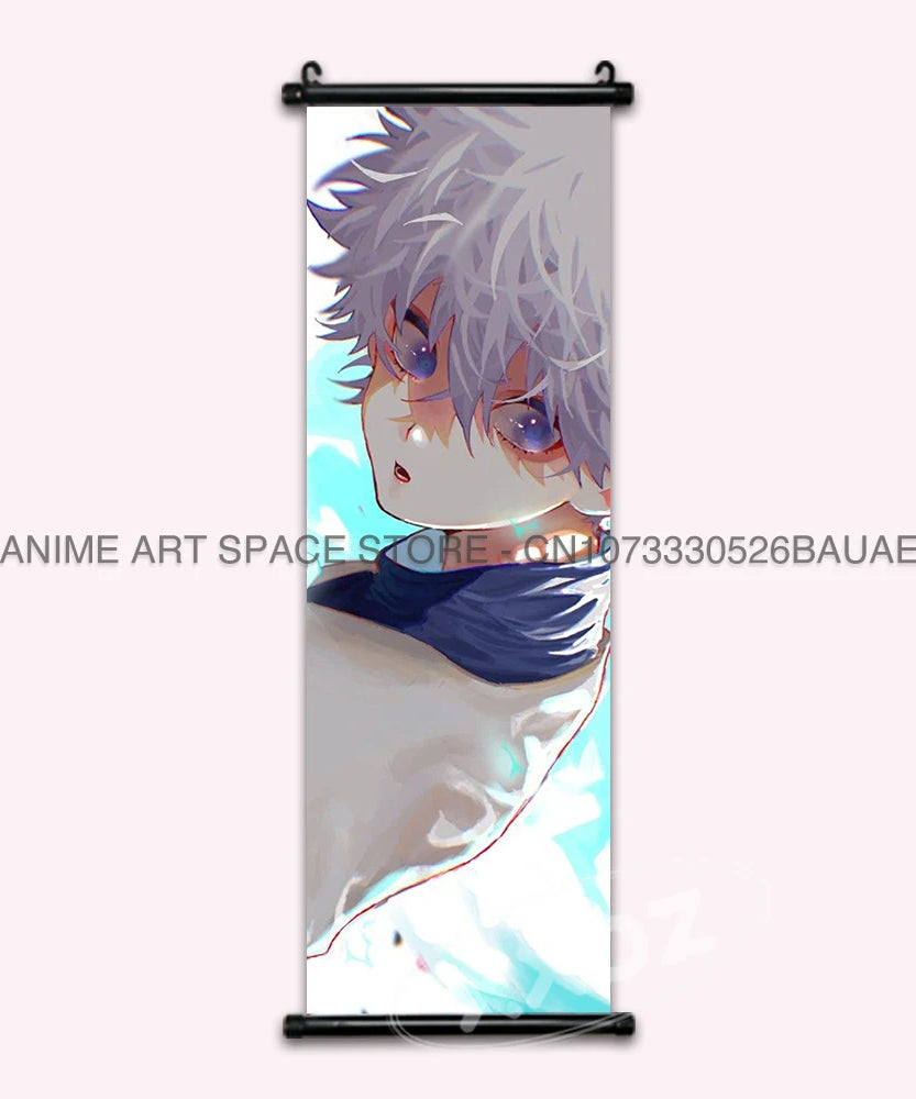 Hunter x Hunter Scroll Poster – Classic Anime Wall Art Canvas Decoration