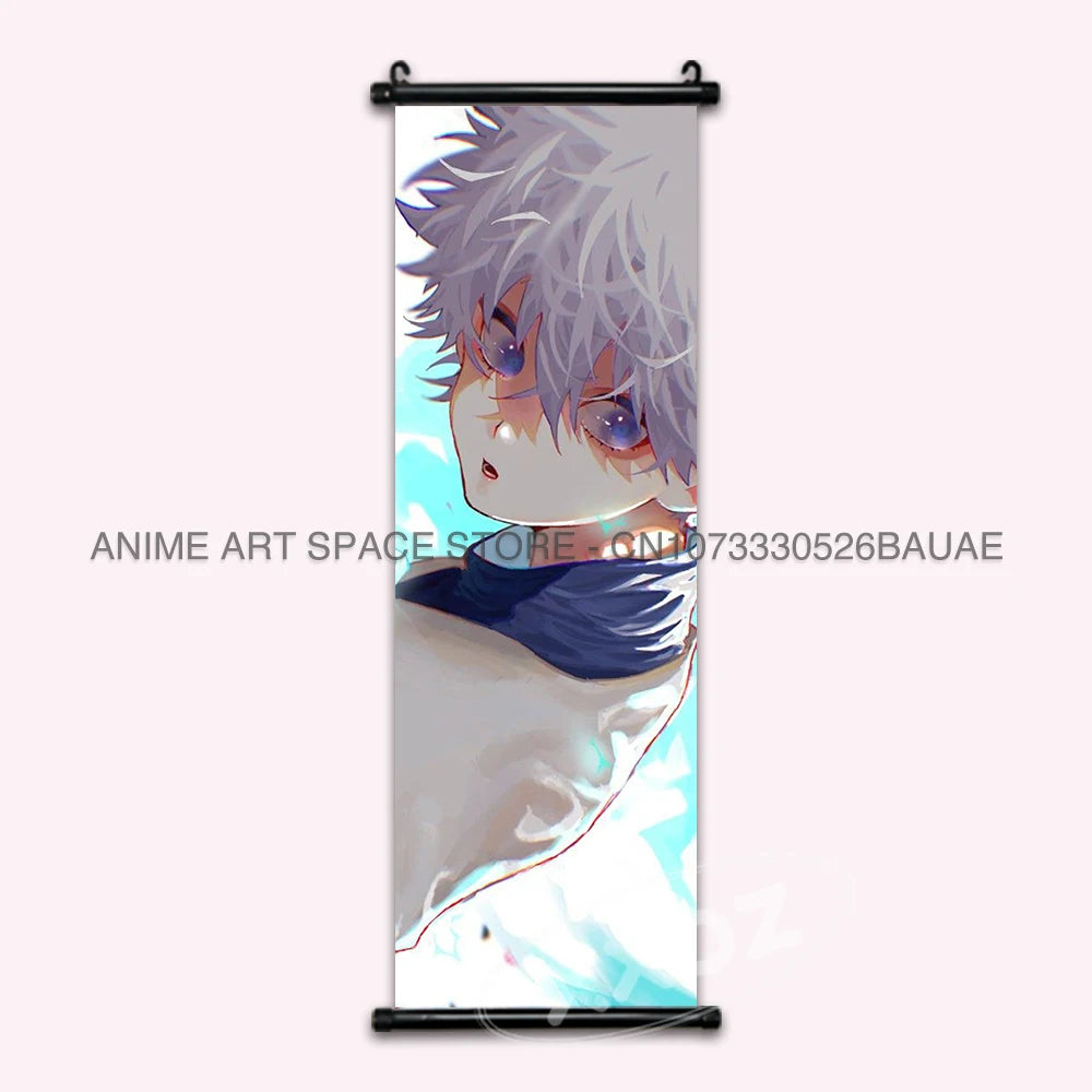 Hunter x Hunter Scroll Poster – Classic Anime Wall Art Canvas Decoration
