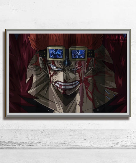 One Piece Wall Art – Trafalgar Law & Eustass Kid Anime Poster Decor