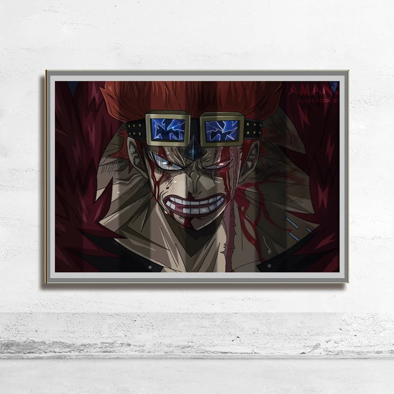 One Piece Wall Art – Trafalgar Law & Eustass Kid Anime Poster Decor