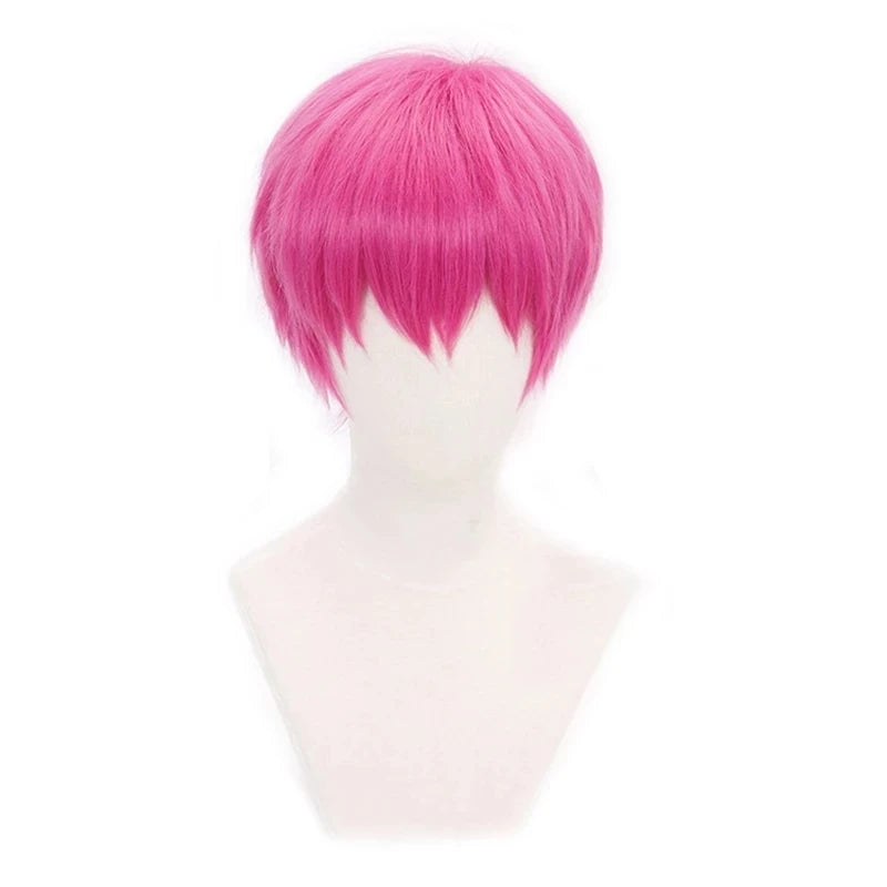 Saiki Kusuo Cosplay Set - Wig, Kostum, dan Aksesoris