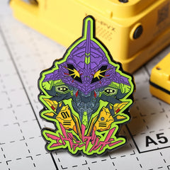 Evangelion Unit-01 (EVA-01) Enamel Pin Badge