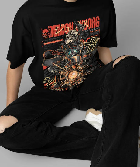 Anime One Punch Man Tshirt Genos Fubuki Shirt OK  T-Shirt Saitama Garou  Tee