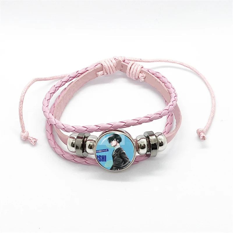 Anime Blue Lock Isagi Yoichi Chigiri Bachira Leather Bracelet Cosplay Unisex Adjustable Punk Wristband Jewelry Props