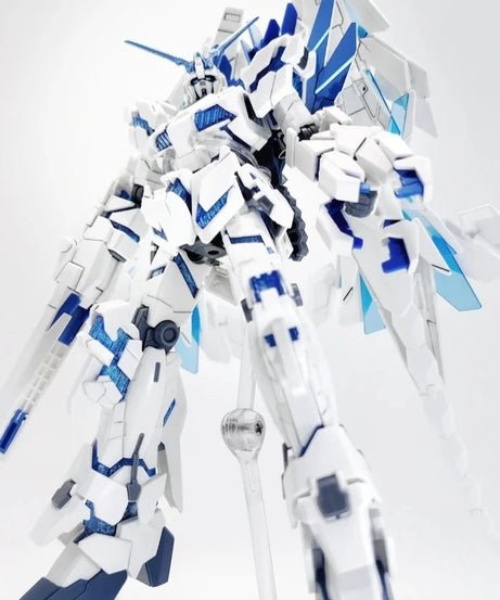Hg 1/144 Star Motion Perfect Unicorn Rx-0  Assembly Model Kit  Action Figures Plastic model toys Collectible Model Boy's Gift