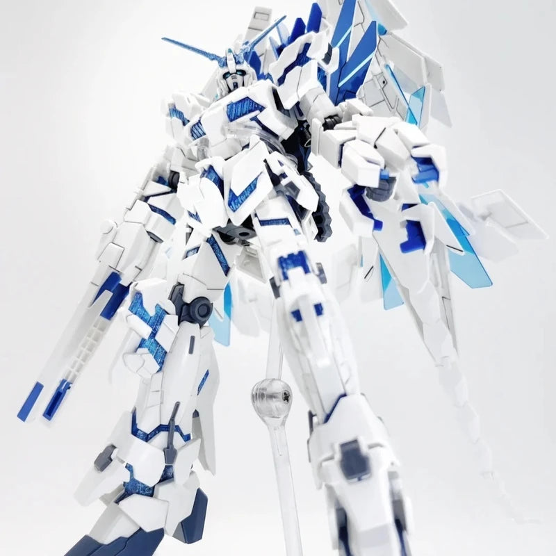Hg 1/144 Star Motion Perfect Unicorn Rx-0  Assembly Model Kit  Action Figures Plastic model toys Collectible Model Boy's Gift