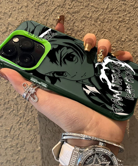 Demon Slayer Matte Shockproof Case – Anime iPhone 7–16 Pro Max SE XR XS