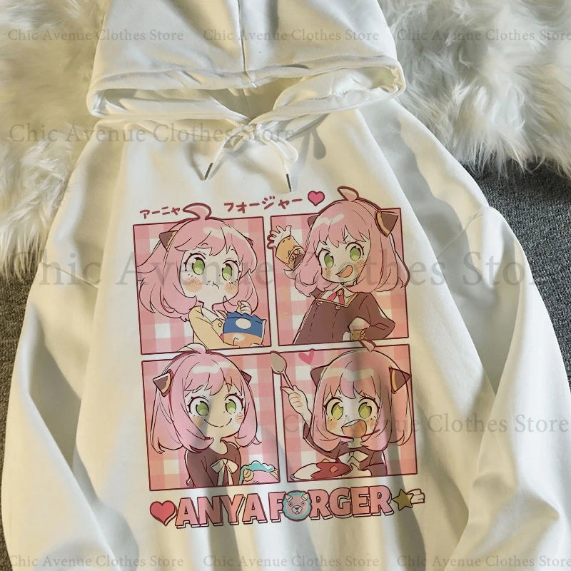 Spy x Family Series Anime Print Graphic Hoodie – Unisex Long Sleeve Pullover 5