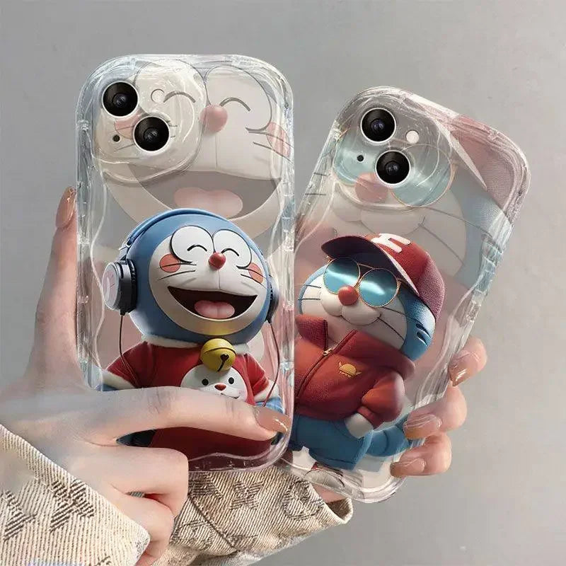 Doraemon Wave Soft Case – Samsung Galaxy A Series (A14, A34, A23, A13, M14 & More)