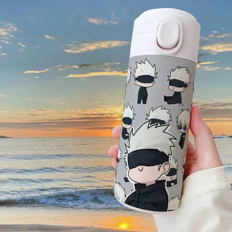 Gojo Satoru Jujutsu Kaisen Thermos Bottle – Anime Stainless Steel Water Cup