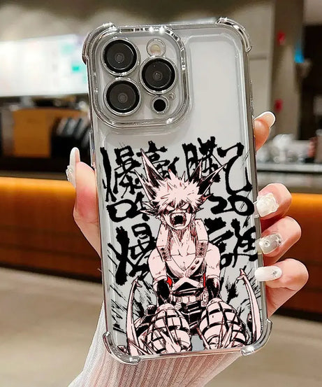Deku Bakugo Anime Case For Samsung Galaxy A56 A55 A54 A52 A53 5G A36 A34 A35 A33 A50 A73 A26 A25 A16 A06 Clear Soft Phone Cover