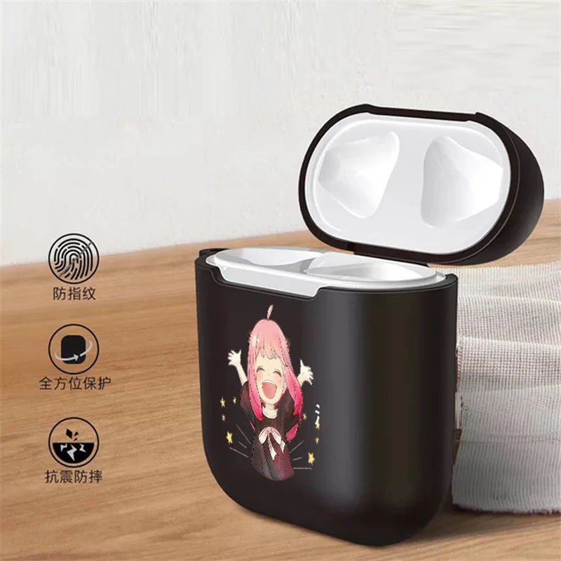 Spy x Family AirPods Case – Yor, Anya & Loid Forger Soft Cover for AirPods 1/2/3/Pro