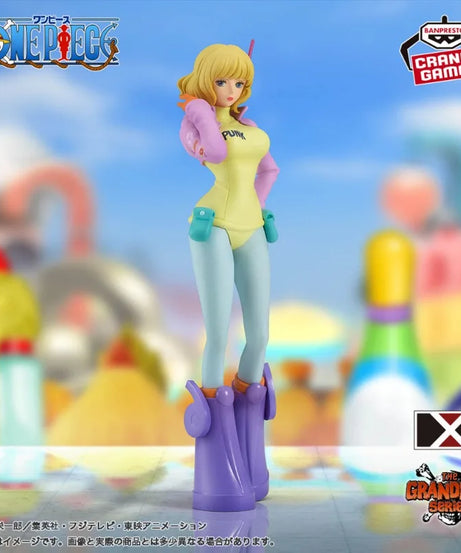 BANPRESTO ONE PIECE DXF～THE GRANDLINE SERIES～EGGHEAD STUSSY PVC Anime Action Figurine Collector Toy