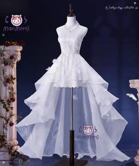 Game Love and Deepspace Heroine MC Xavier Anime Cosplay New Women wedding dress uniform Zayne Rafayel Sylus Halloween Party suit