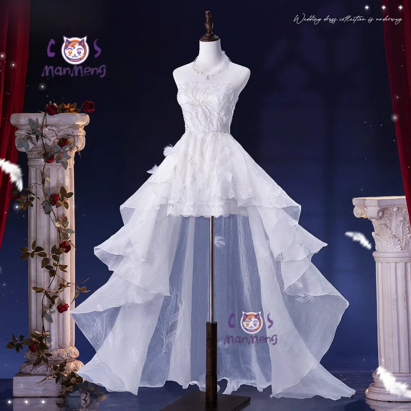 Game Love and Deepspace Heroine MC Xavier Anime Cosplay New Women wedding dress uniform Zayne Rafayel Sylus Halloween Party suit