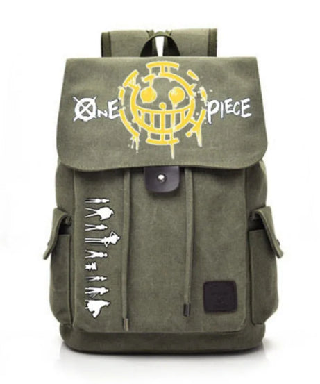 One Piece Anime Backpack Cosplay Luffy Unisex Students School Bag Large Capacity Bookbag Laptop Travel Rucksack Outdoor Bag Gift