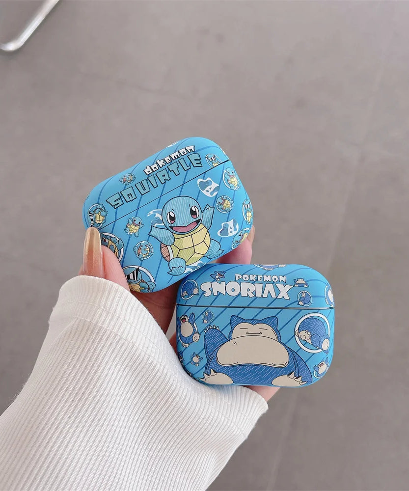 Anime Pokemon Psyduck Squirtle Snorlax Earphone Case for Airpods pro 2 Wireless Bluetooth Headphones