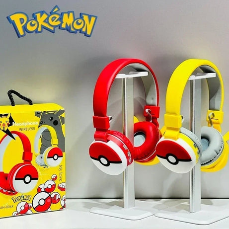 Pokemon Pikachu Bluetooth Headphone Wireless with Mic