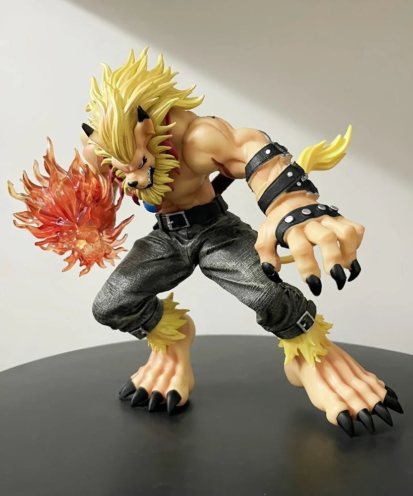 21cm/8.27in Anime Digimon Adventure Figure Leomon Action Figures Pvc Statue Desktop Ornamen Collection Model Toys Gifts