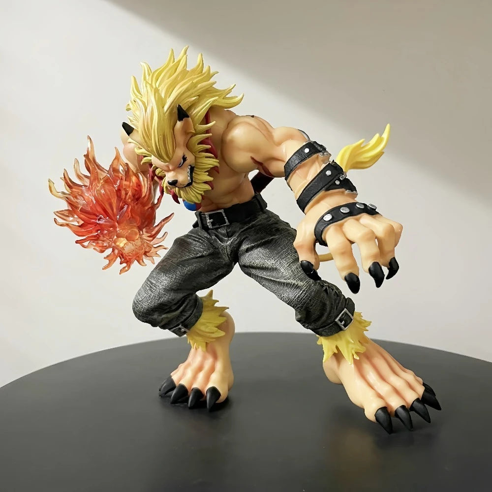 21cm/8.27in Anime Digimon Adventure Figure Leomon Action Figures Pvc Statue Desktop Ornamen Collection Model Toys Gifts
