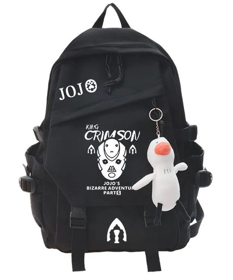 JoJo's Bizarre Adventure Anime Backpack Student School Bag Bookbag Laptop Travel Rucksack Outdoor Boy Girl Gifts