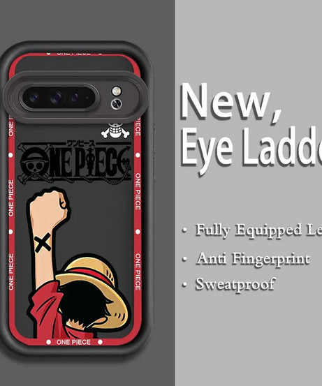 Roronoa Zoro Eye Ladder Case – One Piece Soft TPU Cover for Pixel 9–7A Pro 5G