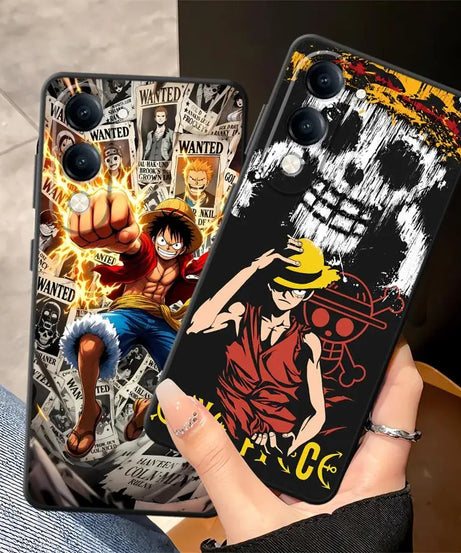 Case for Vivo Y30 Y33S Y35 Y31 Y36 Y12 Y15S Y02 Y11 Y20 Y21 Y19 Y27 Y16 Y17 Y22 Phone Cover Ones Pieces Luffy