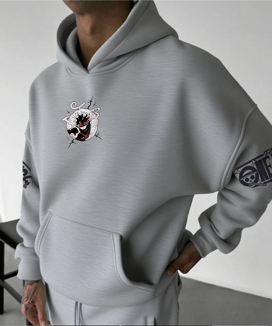 Anime Hoodie Men Women One Piece Luffy Gear 5 Nika Streetwear Casual Pullover Sweatshirt Autumn Winter Cosplay Long Sleeve Tops