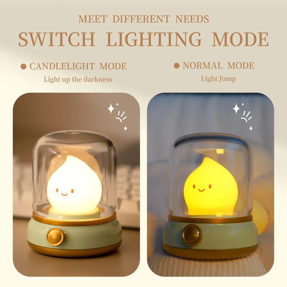 Mini LED Night Lamp — USB Rechargeable Desk Light 2