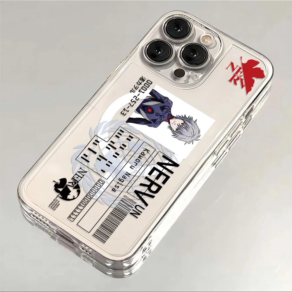 Cool E-Evangelions Magnetic Phone Case for Samsung Galaxy S25 S24 S23 S22 S21 S20 FE Edge Plus Ultra 5G Soft Clear TPU Cover