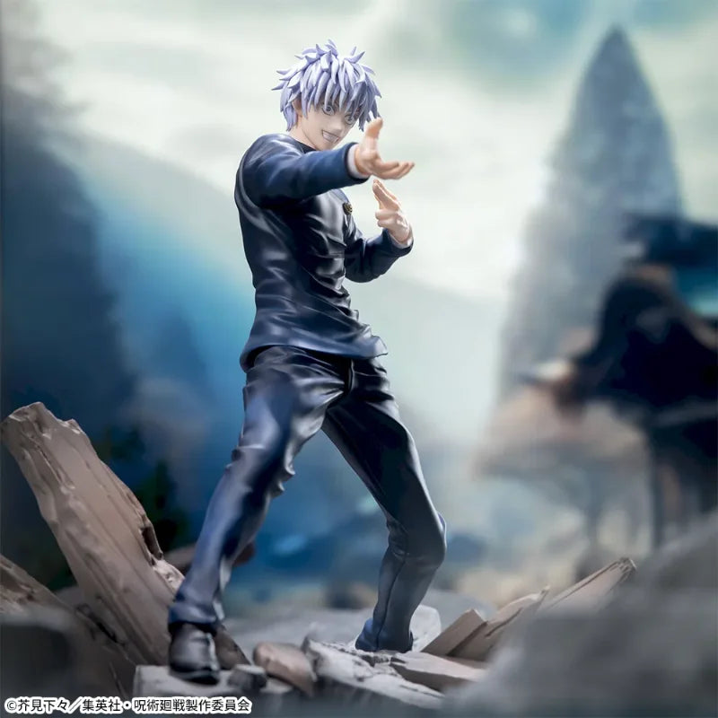 Jujutsu Kaisen Gojo Satoru Luminasta PVC 17cm Anime Character Model Image Collection Toys Gifts