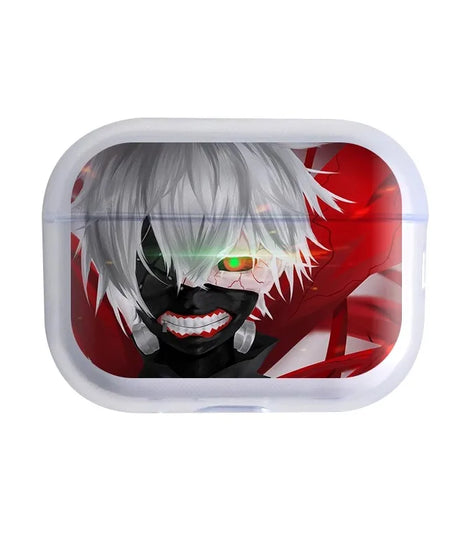 Tokyo Ghoul Anime Kaneki Ken Soft silicone TPU Case For AirPods Pro 1 2 3 4 Silicone Wireless Bluetooth Earphone Box Cover