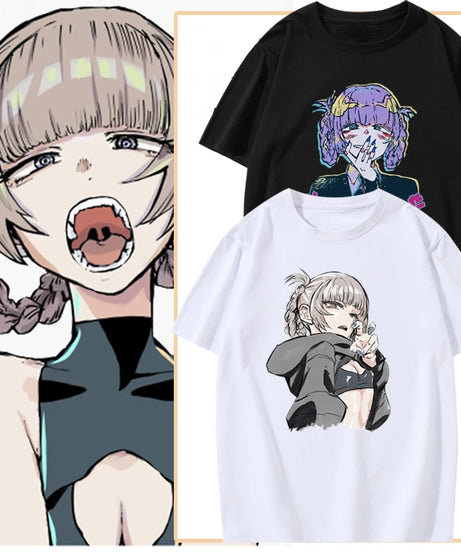 CALL OF THE NIGHT T-shirt Japan Anime Hot Sale ACG Fans Otaku Tshirt Korea Style Aesthetic Short-sleev Summer Tops Hipster Tees