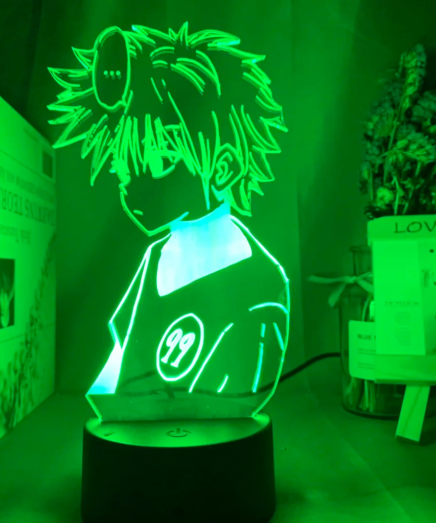 Anime Hunter X Hunter Led Night Light Killua Zoldyck Figure Nightlight Color Changing Usb Battery Table 3d Lamp Gift for Kids