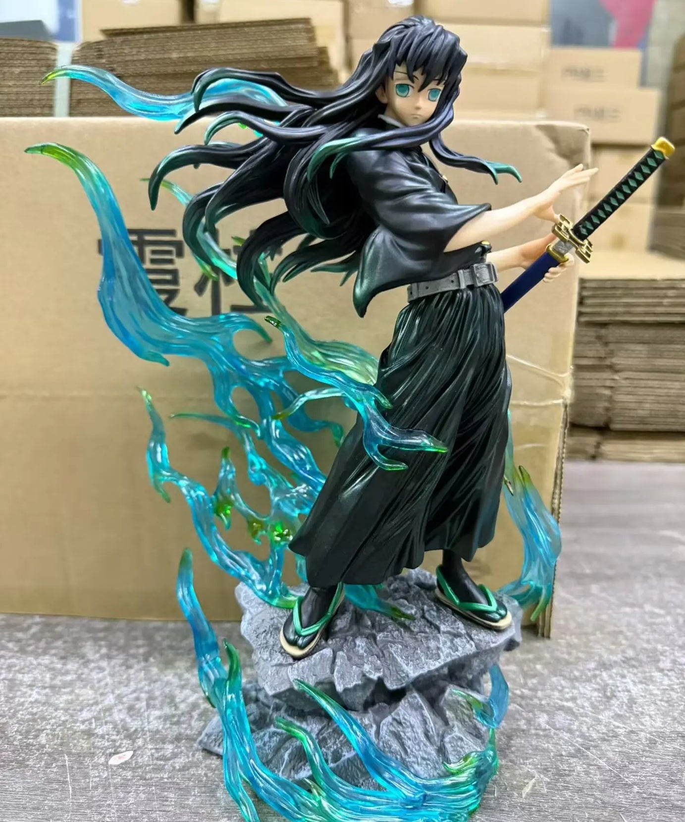 Tokitou Muichirou Figure Demon Slayer Anime Figures 32cm Pvc Figurine Doll Decoration Statue Collection Model Toys Gifts