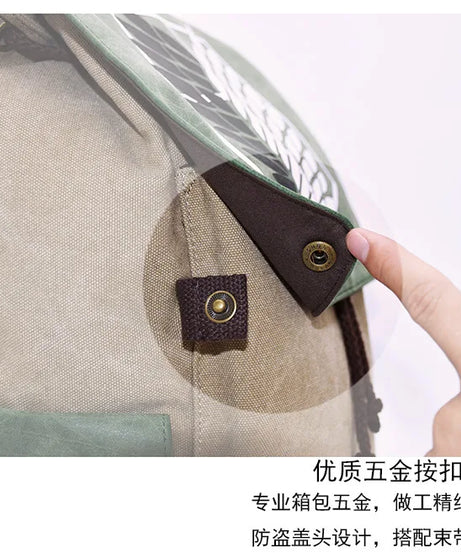 Anime Attack on Titan Boy's Backpack gifts Canvas School Bag  Female Male Bagpack Plecak Laptop Travel Outdoor Mochilas