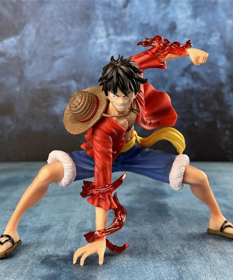18cm One Piece Monkey D. Luffy Luffy Figures Battle Style Action Figures Anime Collection PVC Model Doll Toys Kid Birthday Gifts