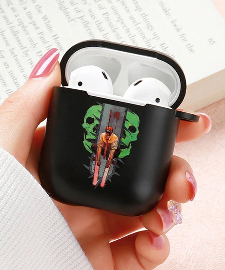 Anime Chainsaw Man Airpods Case for Apple Airpods Pro 2 1 2 3 Protective Denji Makima Aki Pochita Airpods Pro Case
