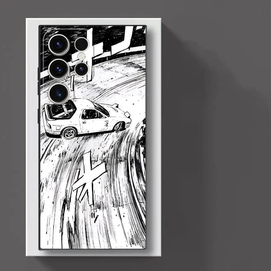 Anime Initial D Cool Phone Case for Samsung Galaxy S10 S9 Note 9 8 S8 Plus S10e Note 20 Ultra Note 10 Plus Silicon Cover