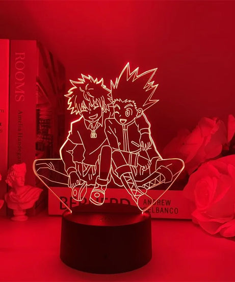 HUNTER Night Light Anime Peripherals Personality Creativity Killua Sissoe Table Lamp Desktop Decoration Bedroom holiday gift