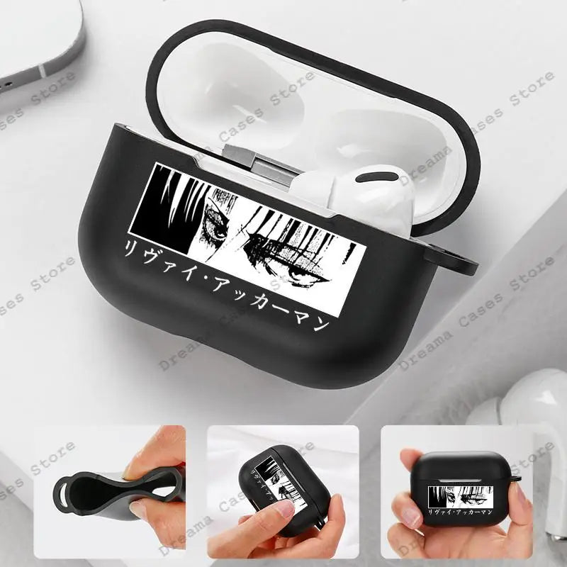 Attack on Titan Anime AirPods Case – Premium Protective Cover for AirPods 3, 2, 1 & Pro 6