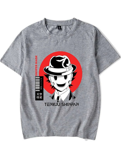 New Anime High-Rise Invasion Printed T-Shirts Women Men Short Sleeve Funny Round Neck Tee Shirt Casual Summer Tops