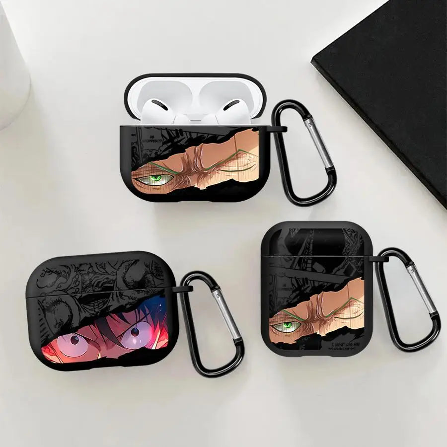 Case For Airpods Pro2 Pro 3 4 1 2 Pro3 Earphone Cases Cover Anime OneS P-ieceS