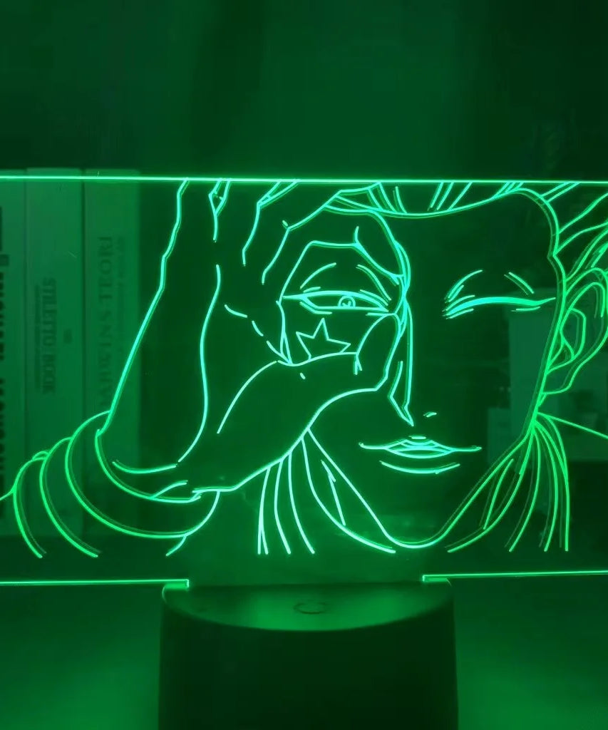 Anime Hunter X Hunter Led Night Light Killua Zoldyck Figure Nightlight Color Changing Usb Battery Table 3d Lamp Gift for Kids