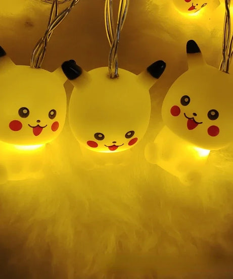 Pikachu LED Night Light – Cute Anime Pendant for Holiday Decor