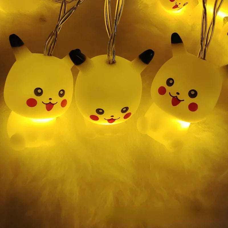 Pikachu LED Night Light – Cute Anime Pendant for Holiday Decor