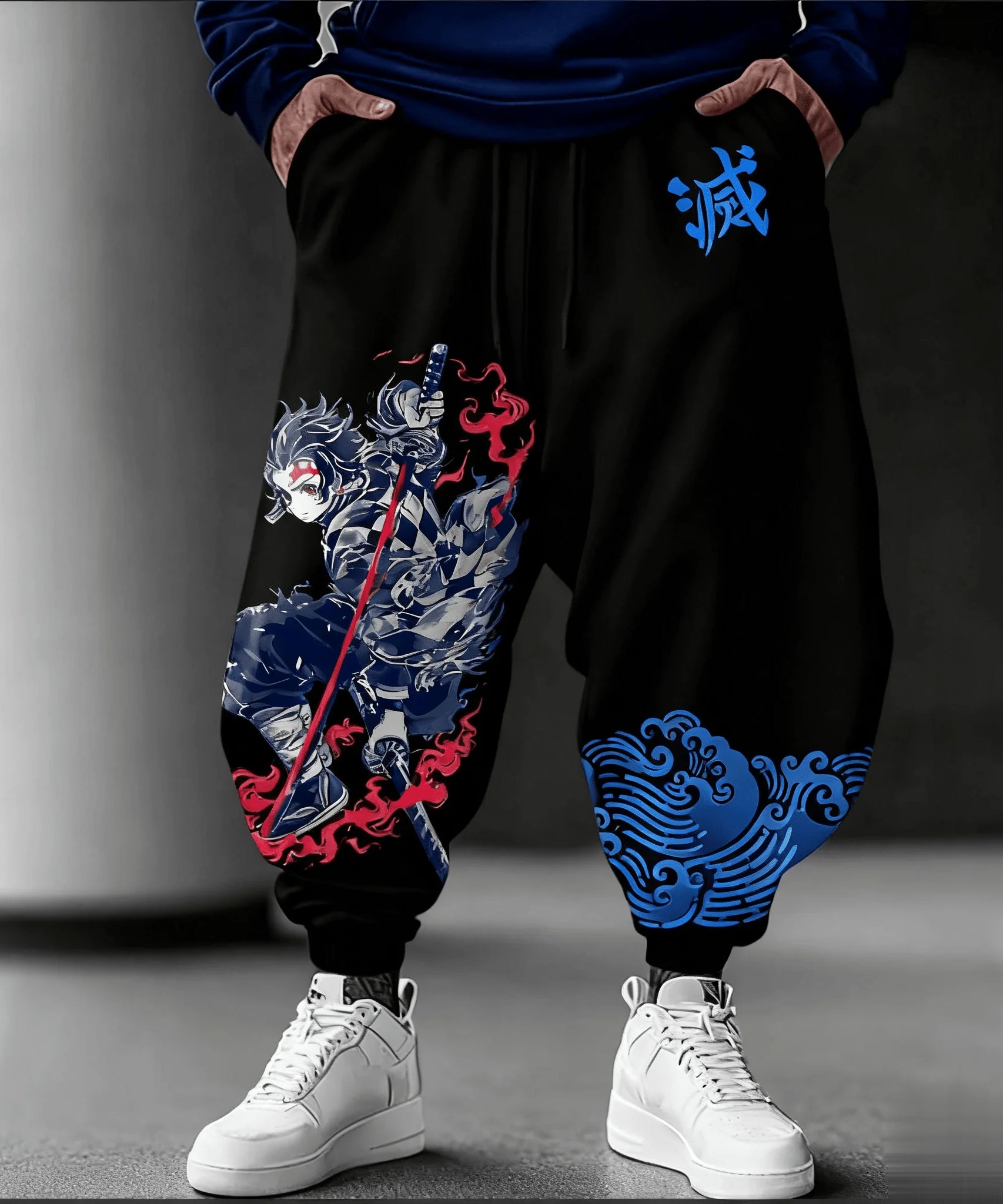 Kimetsu No Yaiba Tanjiro Anime Men Women Sweatpants Print Casual Pants Streetwear Trousers Sportswear Y2k Autumn Fashion