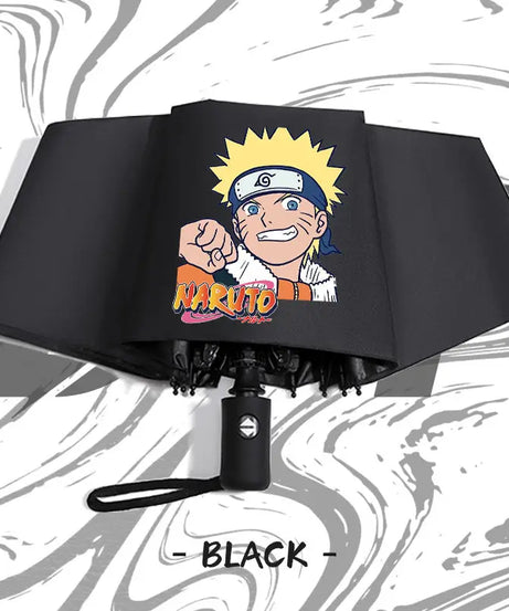 Naruto anime peripheral automatic umbrella Naruto Namikaze Minato Uchiha Itachi Kakashi Haruno Sakura sunshade umbrella gift