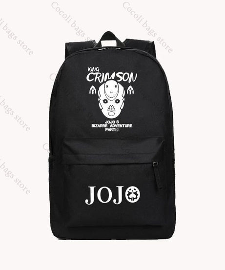 Anime JoJo's Bizarre Adventure Print Backpack School Bag Large Capacity School Backpack Oxford Teenage Youth Backpacks