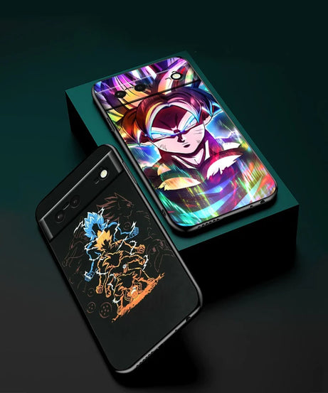Dragon Ball Z Shockproof Silicone Case – Google Pixel 4 to 9 Series